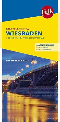 Falk Stadtplan Extra Standardfaltung Wiebaden mit Ortsteilen von Eltville: Eppstein, Hochheim a.M., Mainz 1:20 000 (Falk Stadtplan Extra Standardfaltung - Deutschland)