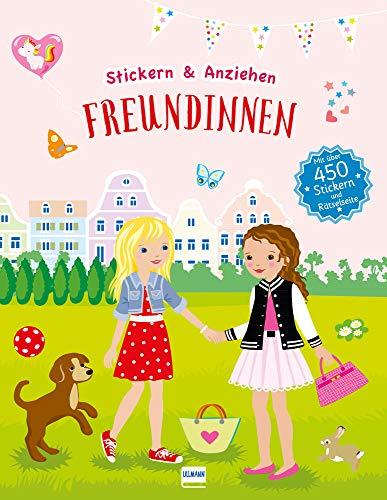 Freundinnen: Stickern und Anziehen