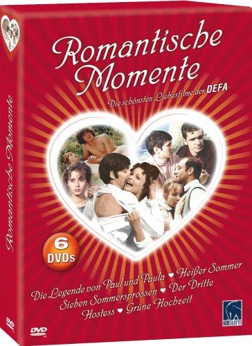 Romantische Momente - Die schönsten Liebesfilme der DEFA (Die Legende von Paul und Paula - Heisser Sommer - Sieben Sommersprossen - Der Dritte - Hostess - Grüne Hochzeit)) [6 DVDs]