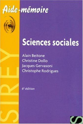 Sciences sociales