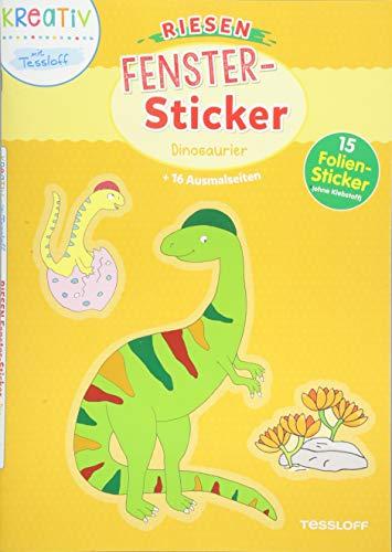 Riesen Fenster-Sticker Dinosaurier: Mit 15 Folien-Stickern! (Malbücher und -blöcke)