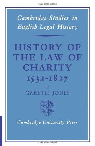 Histry Law of Chty 1532-1827 (Cambridge Studies in English Legal History)