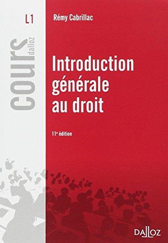 Introduction générale au droit