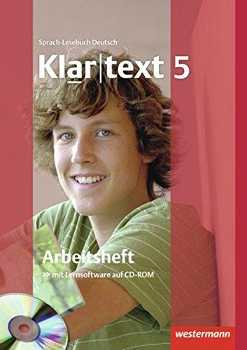 Klartext - Ausgabe Südwest: Arbeitsheft 5 mit Lösungen: plus CD-ROM