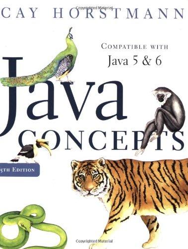 Java Concepts for Java 5 and 6