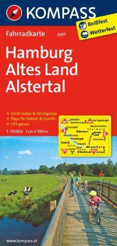 Hamburg -  Altes Land - Alstertal: Fahrradkarte. GPS-genau. 1:70000