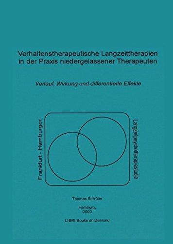 Verhaltenstherapeutische Langzeittherapien in der Praxis niedergelassener Therapeuten