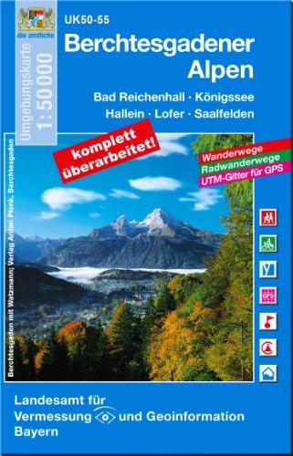 UK 50-55 Berchtesgadener Alpen 1 : 50 000