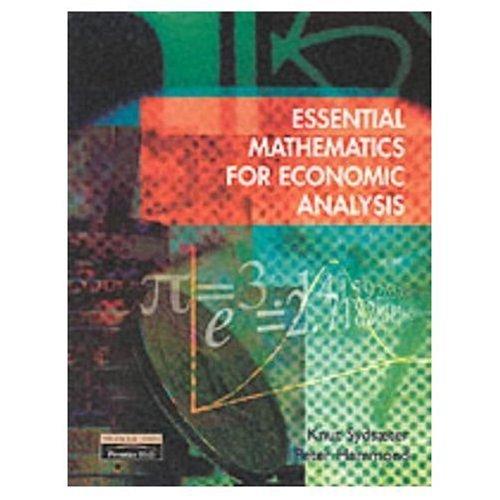 Mathematics for Economics Analysis