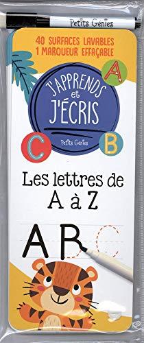 J'apprends et j'écris les formes et les couleurs: Avec 40 surfaces lavables et 1 marqueur effaçable