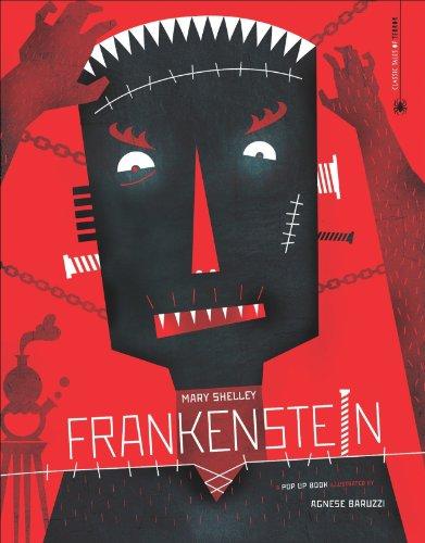 Frankenstein - als Pop-up Buch aufbereitetet. Mit beeindruckenden 3D- Effekten, gestaltet von der Papierkünstlerin Agnese Baruzzi