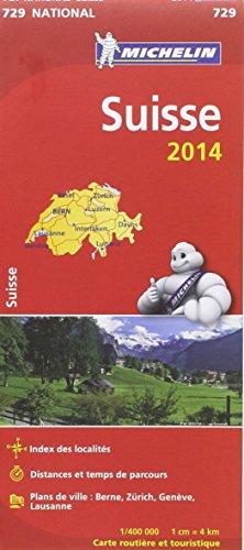 Carte Suisse 2014 Michelin