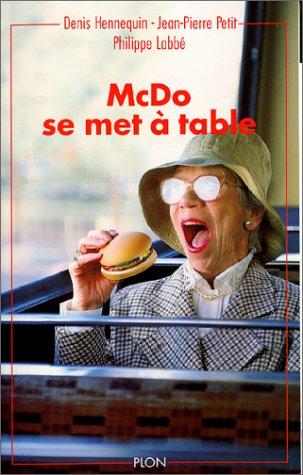 McDo se met à table