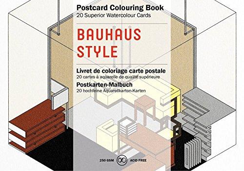 Bauhaus Style: Postcard Colouring Book / Postkarten - Malbuch (Postcard Colouring Books)