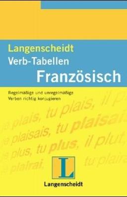 Langenscheidts Verb-Tabellen, Französisch