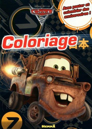 Cars 2 : coloriage avec poster et calendrier des anniversaires !