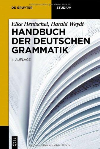 Handbuch der deutschen Grammatik (de Gruyter Studium)