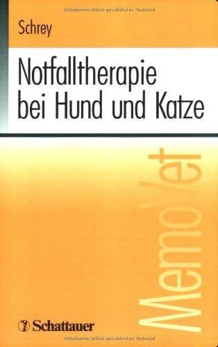 Notfalltherapie bei Hund und Katze: MemoVet