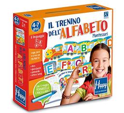 Gabriella Santini - Il Trenino Delle Lettere Montessori (Scatola Libro + Puzzle Gioco) (1 BOOKS)