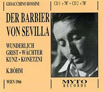 Der Barbier Von Sevilla: Wunderlich Grist, Wächter Kunz, Konetzni