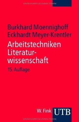 Arbeitstechniken Literaturwissenschaft