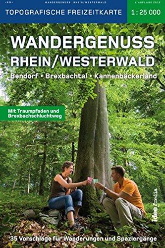 Wandergenuss Rhein-Westerwald Topographische Wander-und Freizeitkarte 1:25 000: 35 Vorschläge für traumhafte Wanderungen und Spaziergänge, inklusive ... Touren zwischen 3,4 und 16 Kilometern Länge.