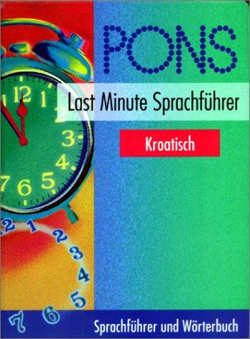 PONS Last Minute Sprachführer, Kroatisch