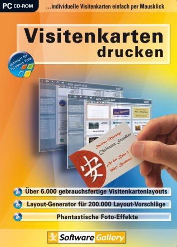 Visitenkarten drucken für Windows Vista