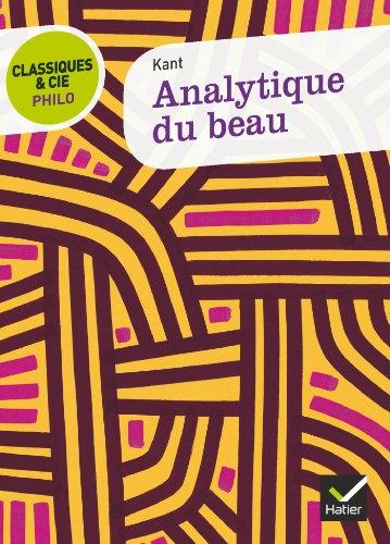 Analytique du beau