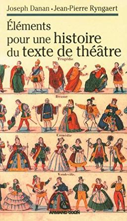 Eléments pour une histoire du texte de théâtre