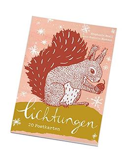 Lichtungen - Postkartenbuch: 20 wortschöne Postkarten für winterliche Tage, Advent und Weihnachten. (Mit Herz und Hand gemacht)