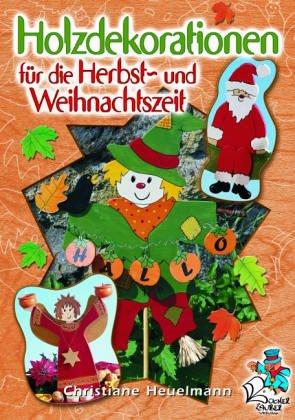 Holzdekorationen für die Herbst- und Weihnachtszeit