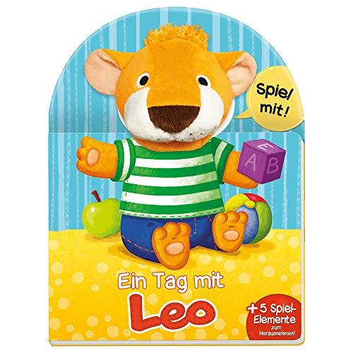 Trötsch Pappenbuch mit Fühlelementen Ein Tag mit Leo: Fühlbuch Spielbuch Kinderbuch (Allererste Bücher)