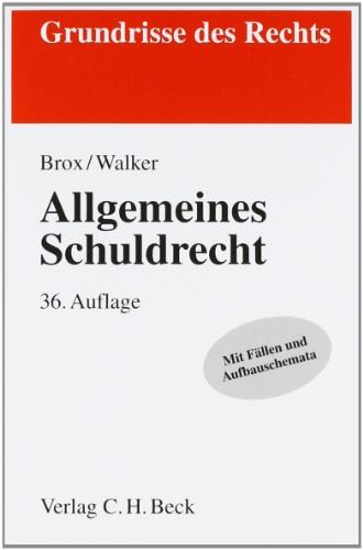 Allgemeines Schuldrecht