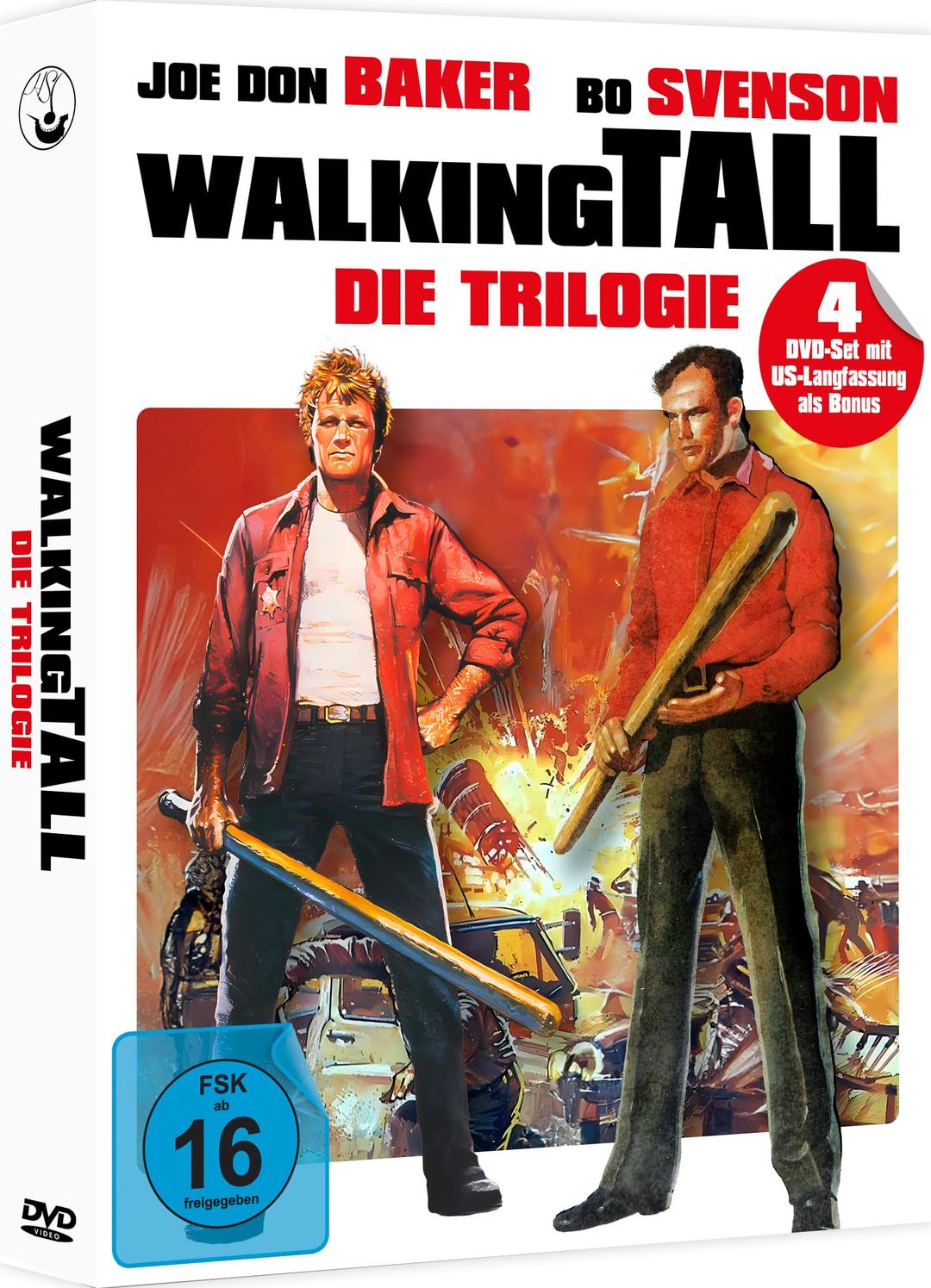 Walking Tall Trilogie - Der Große aus dem Dunkeln 1-3 (4 DVD Limited Deluxe-Digipak inkl. US-Langfassung als Bonus)