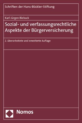 Sozial- und verfassungsrechtliche Aspekte der Bürgerversicherung