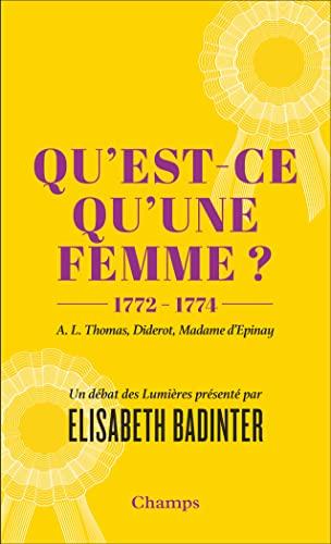 Qu'est-ce qu'une femme ? : 1772-1774