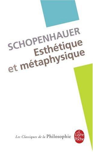 Esthétique et métaphysique