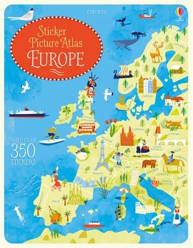 Sticker Picture Atlas of Europe (Activity Books)