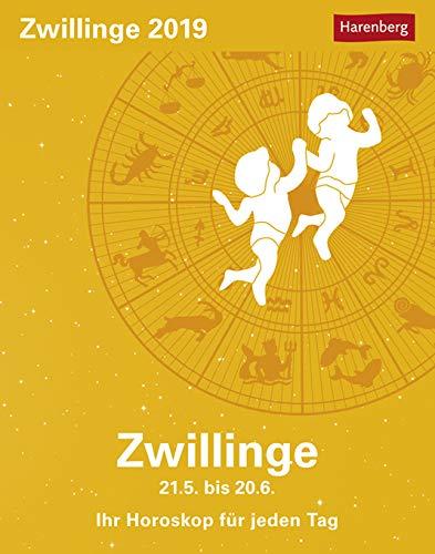 Zwillinge Sternzeichenkalender 2024: Tagesabreißkalender - Ihr Horoskop für jeden Tag