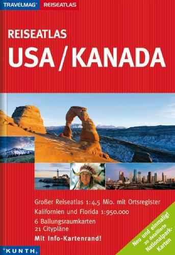 KUNTH Reiseatlas USA/Kanada 1:4,5 Mio.