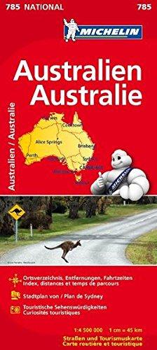 Australien (Michelin Nationalkarte)