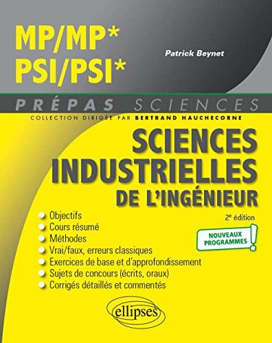 Sciences industrielles de l'ingénieur MP, MP*, PSI, PSI* : nouveaux programmes