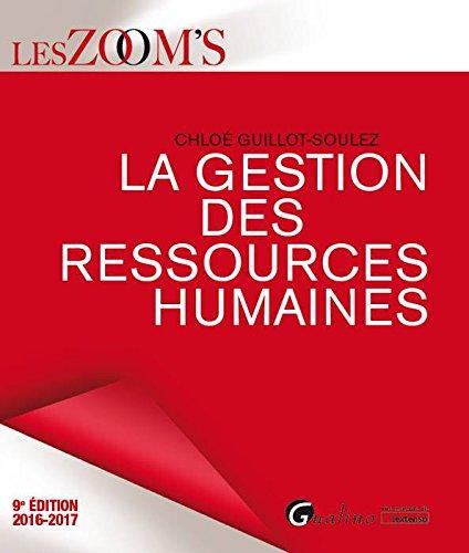 La gestion des ressources humaines : 2016-2017