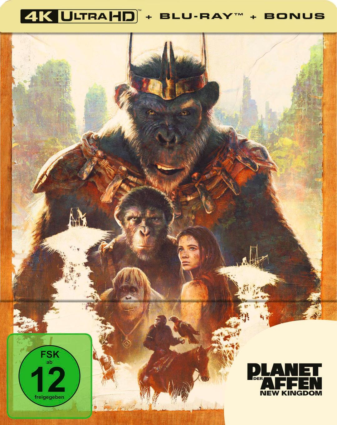 Planet der Affen: New Kingdom – Limitiertes Steelbook (4K Ultra HD) (+ Blu-ray)