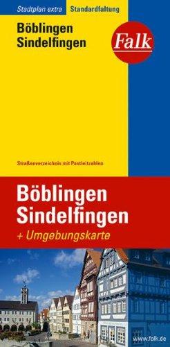 Falk Stadtplan Extra Standardfaltung Böblingen / Sindelfingen