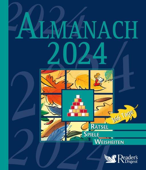 Almanach 2024: 365 Tage Rätsel Spiele Weisheiten