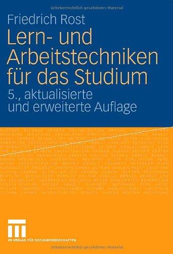 Lern- und Arbeitstechniken für das Studium