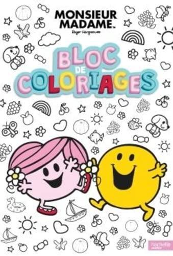 Monsieur Madame : bloc de coloriages