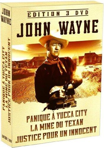 Coffret john wayne : justice pour un innocent ; panique à yucca city ; la mine du texan [FR Import]